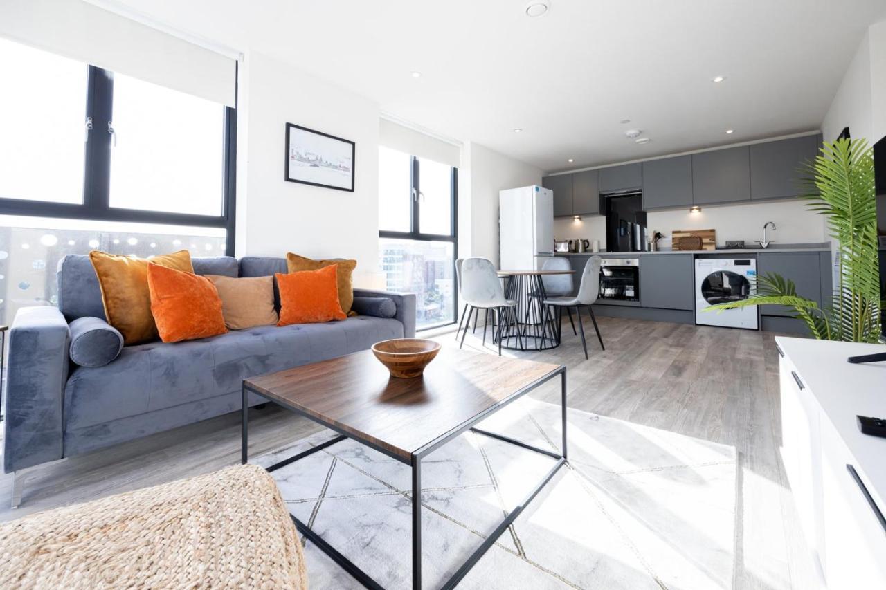 Guestready - A Modern Getaway In Vauxhall ลิเวอร์พูล ภายนอก รูปภาพ